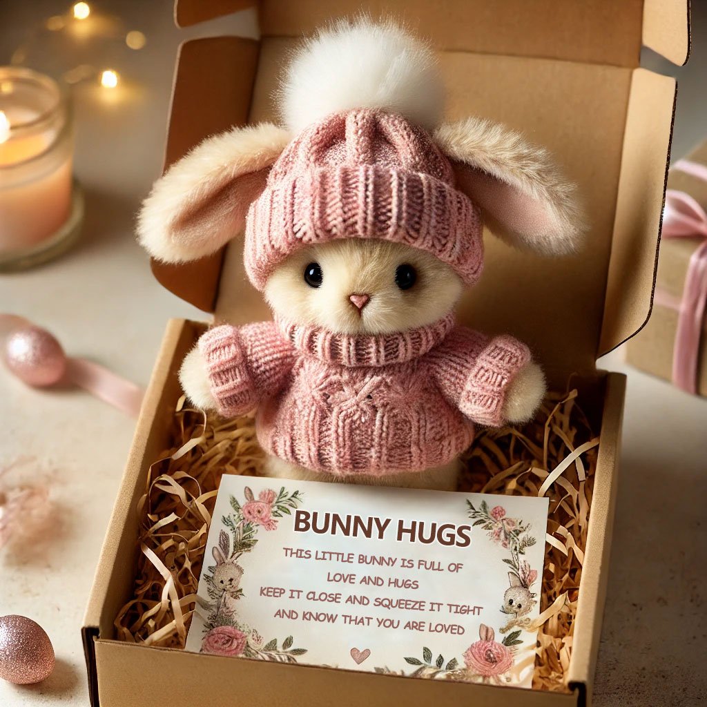 🐇Mini króliczek przytula słodki prezent wielkanocny🎁