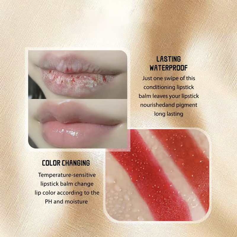 ✨Niebrudząca pomadka, która zmienia kolor💄  💋