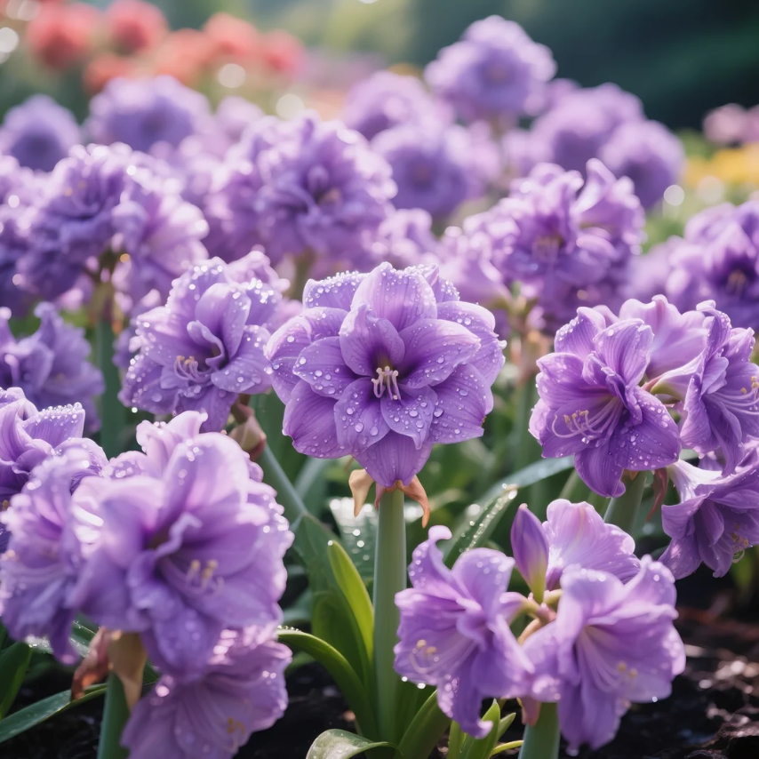 🌺Podwójne cebule amarylisów o zapachu kwiatów – kwitnące w 40 dni