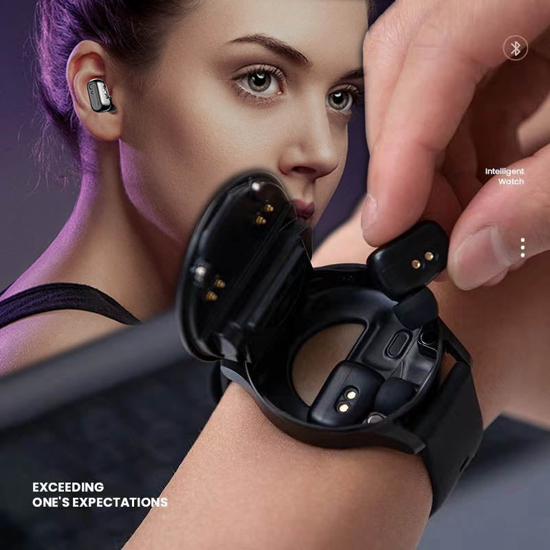 SMARTWATCH 2 W 1 ZE SŁUCHAWKAMI-TAB