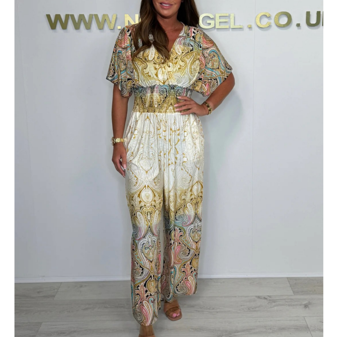 🌷Szeroki kombinezon w stylu boho
