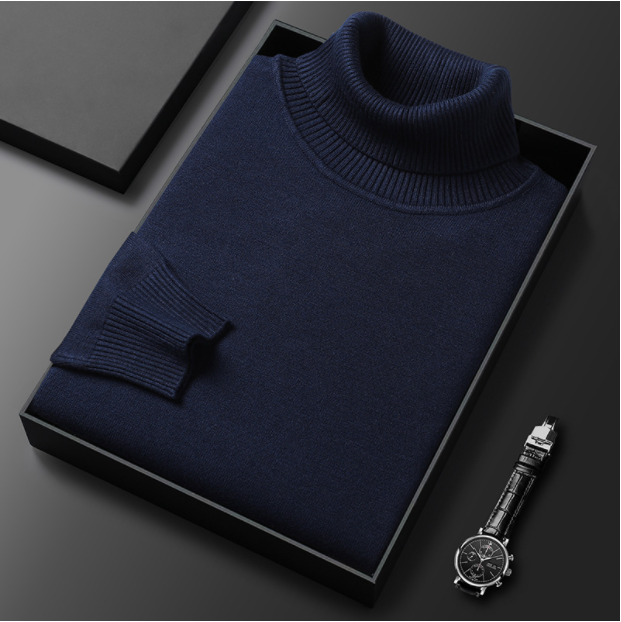 Męski sweter premium w jednolitym kolorze
