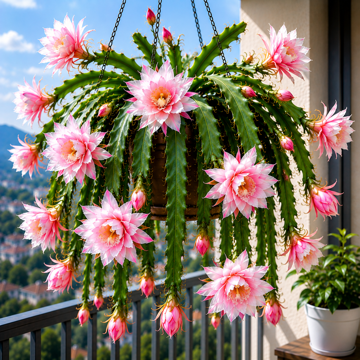 💫 Rzadki kaktus storczykowy Epiphyllum 🌸 Rzadki kwiat, który każdy chce podziwiać
