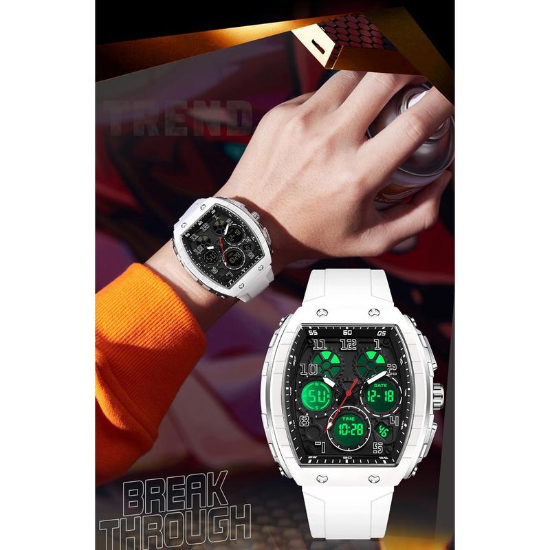 ⌚Męski sportowy zegarek cyfrowy z podświetleniem i funkcją automatycznego datownika✨