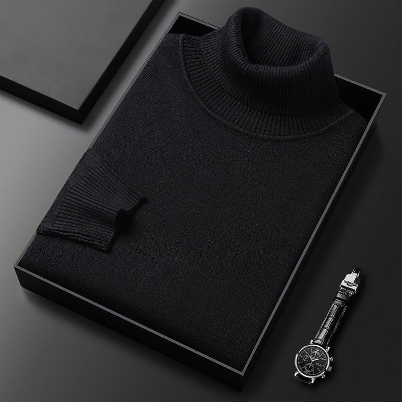 Męski sweter premium w jednolitym kolorze
