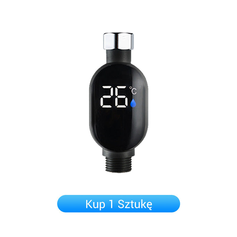 Wodoodporny wyświetlacz LED Termometr prysznicowy w stopniach Celsjusza