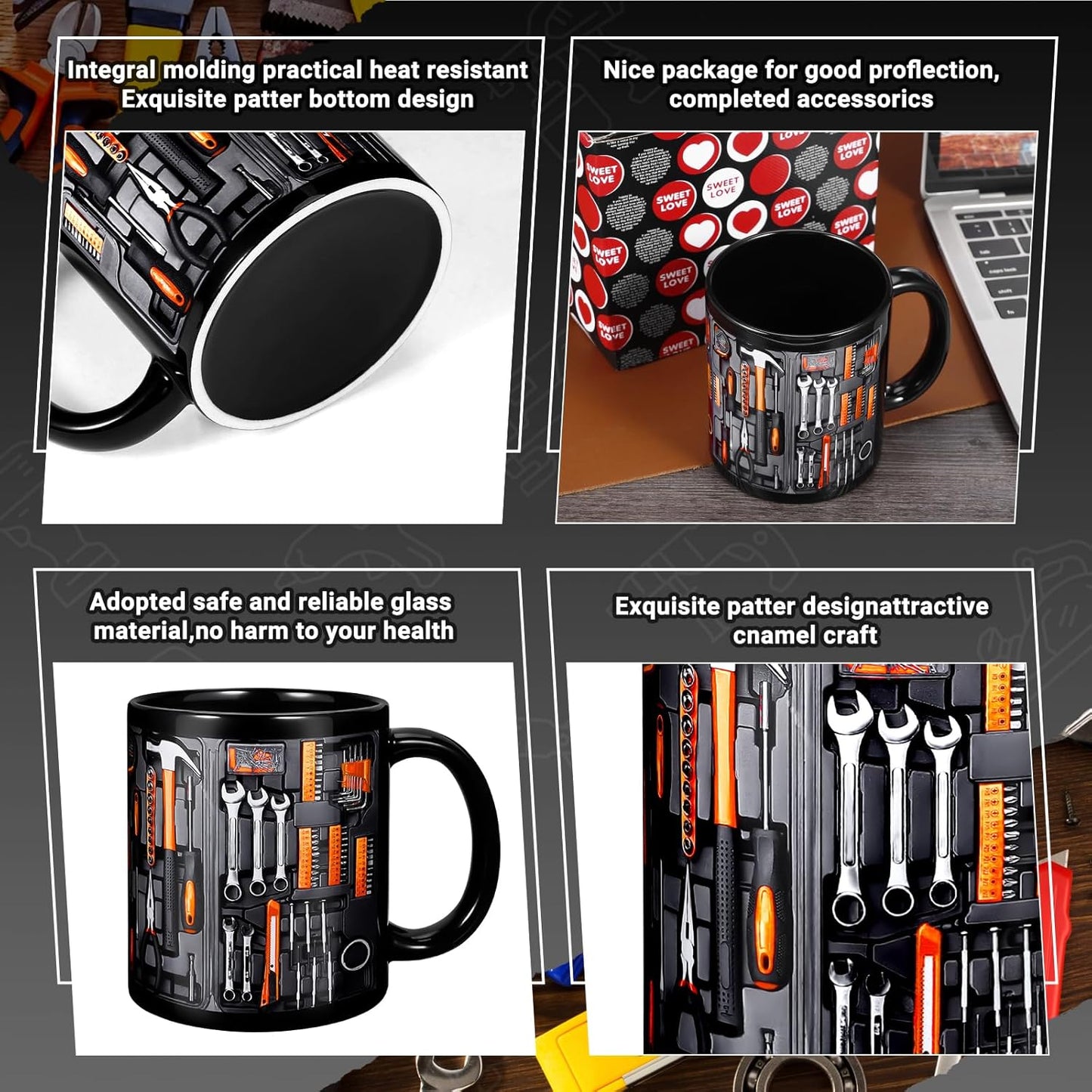 ⚡WYPRZEDAŻ CYBER MONDAY🔧⚡Kubek Mechanic Toolbox🍵