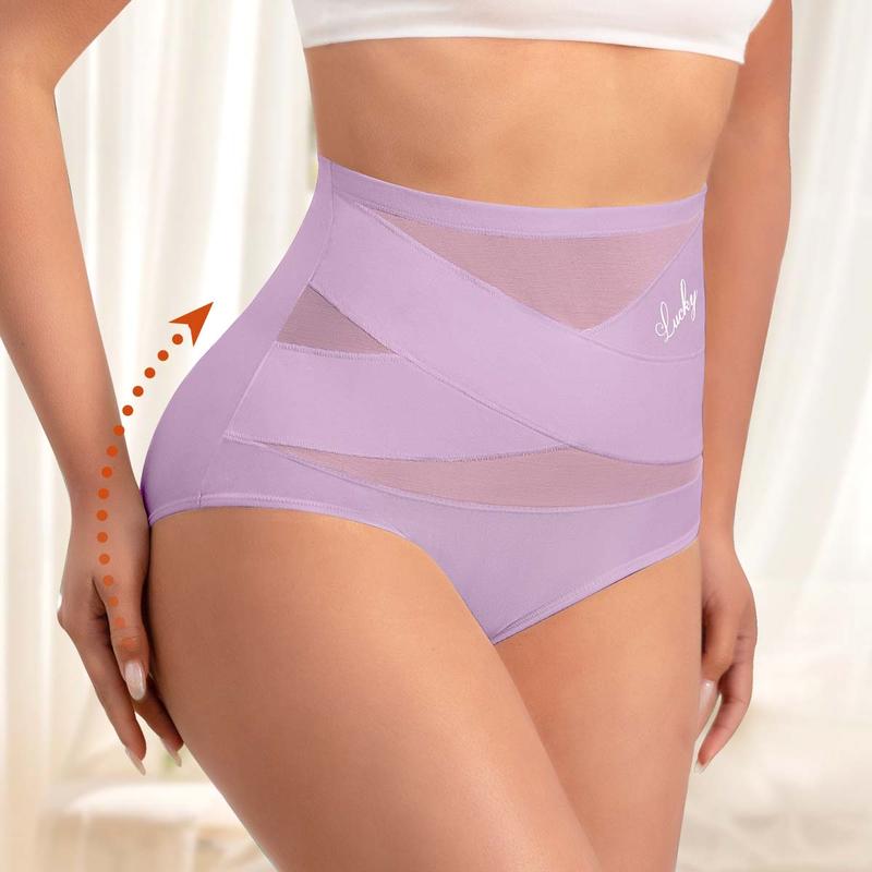 💖 Ostatni dzień – kup 1, otrzymasz 3 opakowania! Majtki modelujące brzuch z wysokim stanem, wiązane – rozmiary plus size