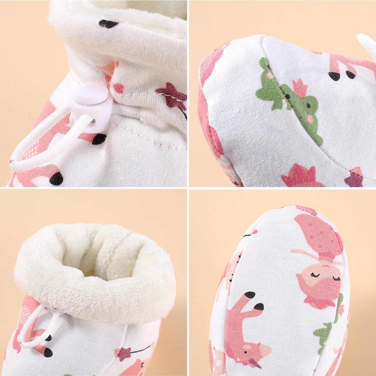 🔥 Ograniczona czasowo promocja – 50% zniżki ❄️ Ciepłe, futrzane buciki dla niemowląt 👶💕