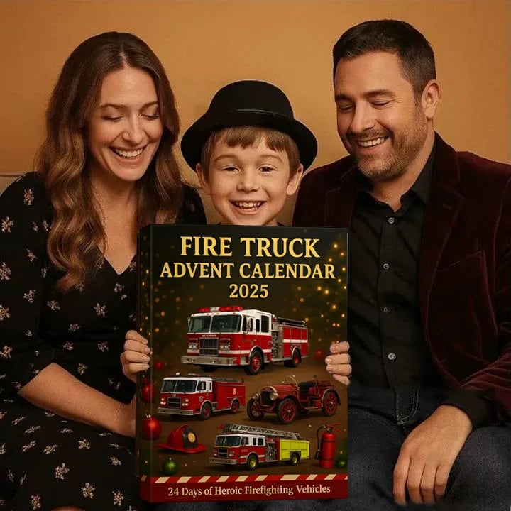 🚒🔥KALENDARZ ADWENTOWY WÓZÓW STRAŻACKICH 2025🎁🌲