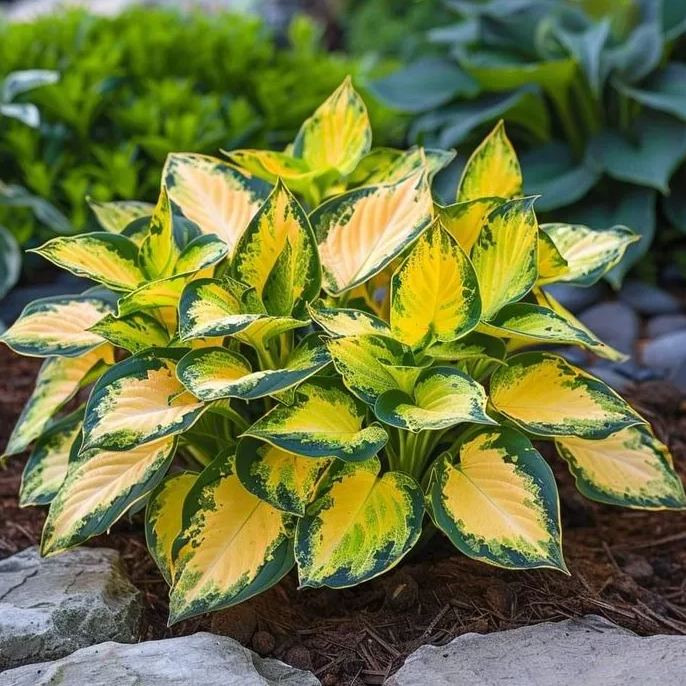 🌿 Kolorowe nasiona funkii – król cienia w ogrodzie! 🌿