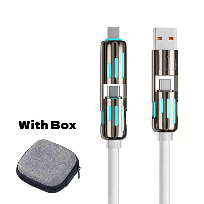 🔥Kabel do ładowania USB 4 w 1, szybkie ładowanie⚡