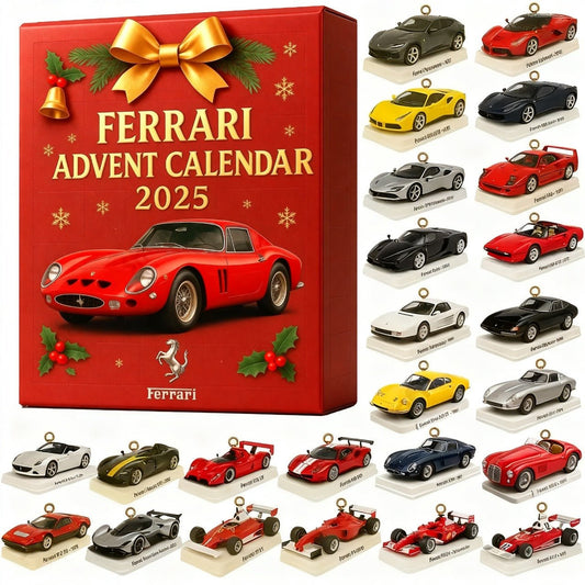 🎄 Kalendarz adwentowy Ferrari F1 Racing Legends 2025 – Edycja kolekcjonerska 🏎️✨