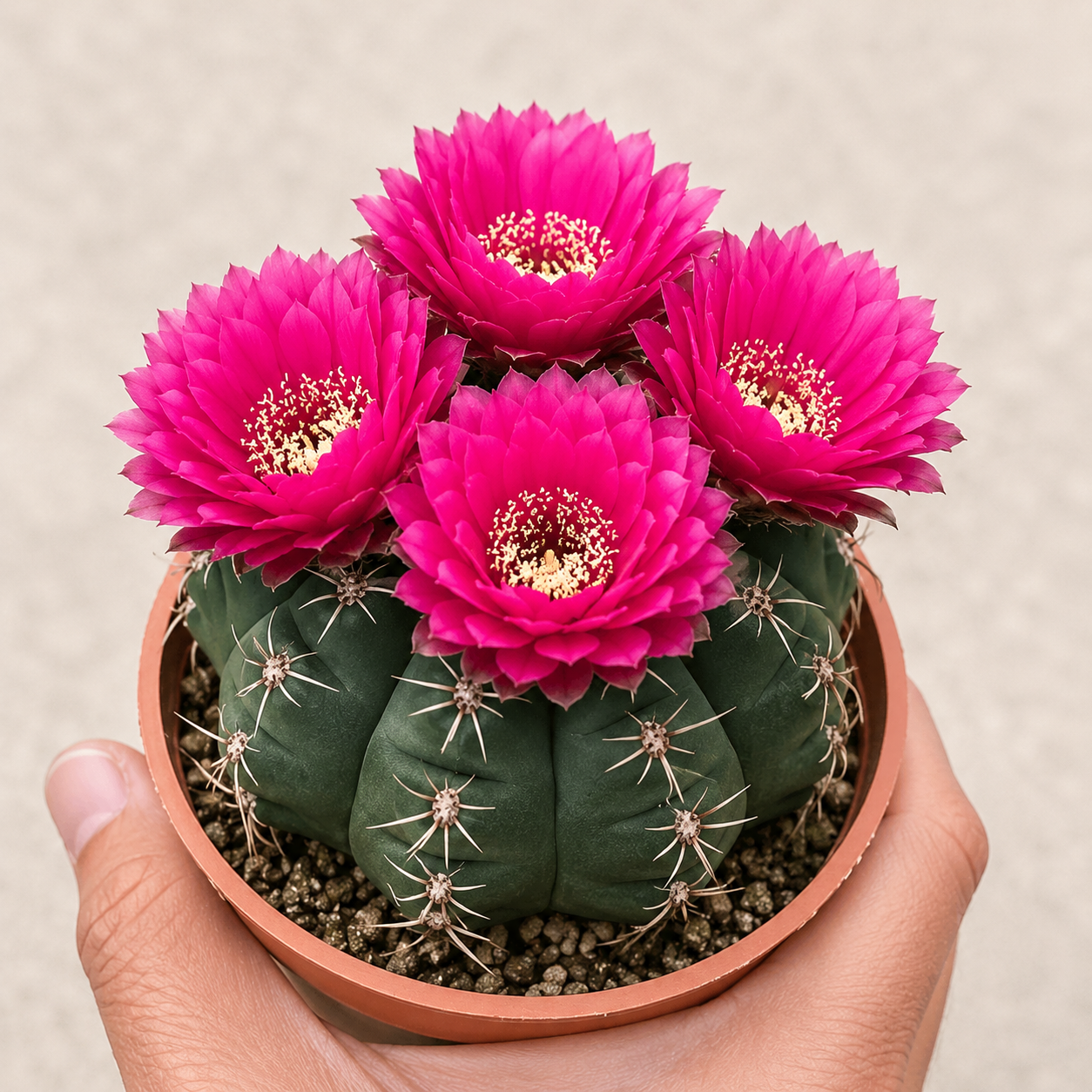 🌵 Poznaj swojego nowego najlepszego przyjaciela – kaktusa Gymnocalycium baldianum! 💕