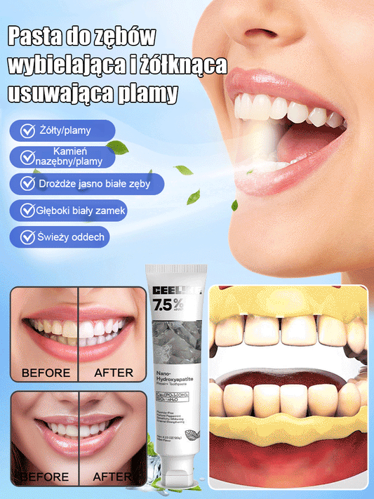 Hydroksyapatyt Whitening Pasta do zębów