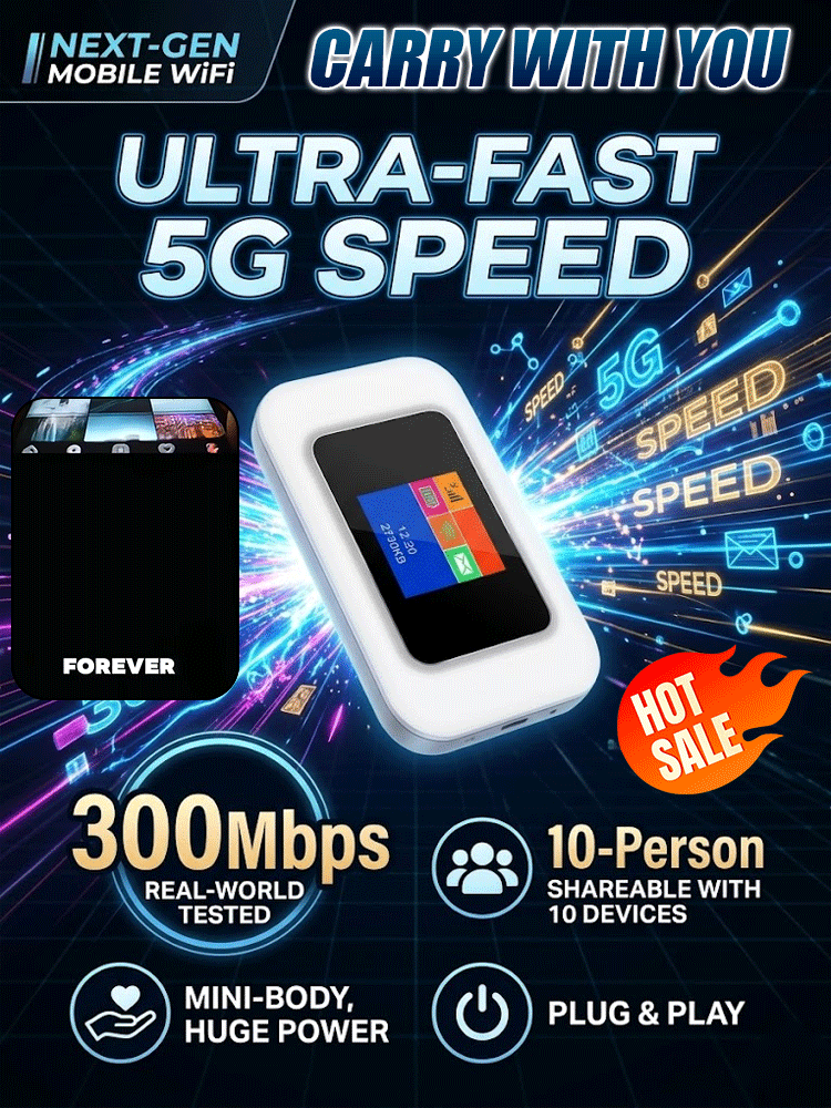 Nowa generacja szybkiego przenośnego WiFi
