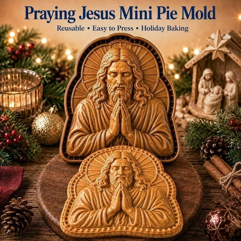 ✝️ Mini zestaw foremek do ciastek świątecznych z motywami wiary i Narodzenia Pańskiego | Wielokrotnego użytku foremki do tradycyjnego pieczenia świątecznego 🥧✨