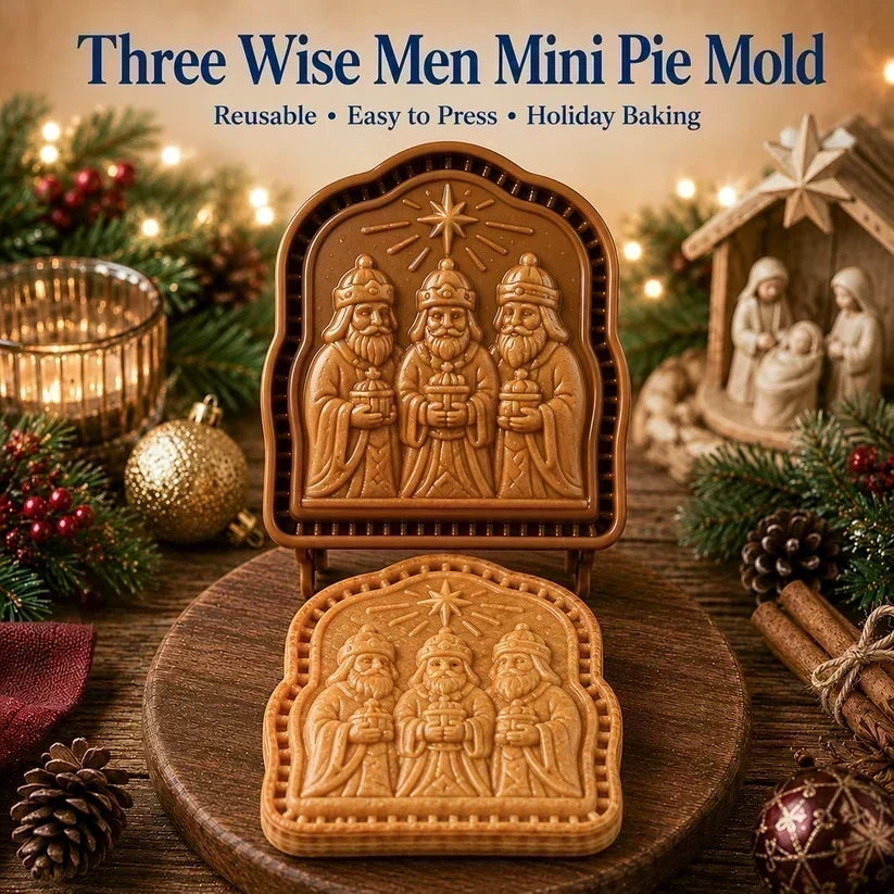 ✝️ Mini zestaw foremek do ciastek świątecznych z motywami wiary i Narodzenia Pańskiego | Wielokrotnego użytku foremki do tradycyjnego pieczenia świątecznego 🥧✨