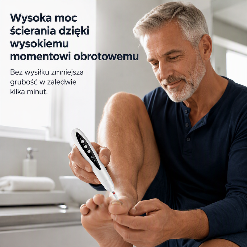 Męczy Cię ręczne opiłowywanie grubych paznokci, które zajmuje wieczność? – elektryczna pilniczka do paznokci z wysokim momentem obrotowym – wypróbuj szybkie i równomierne opiłowanie bez wysiłku. Na pobranie! 💅