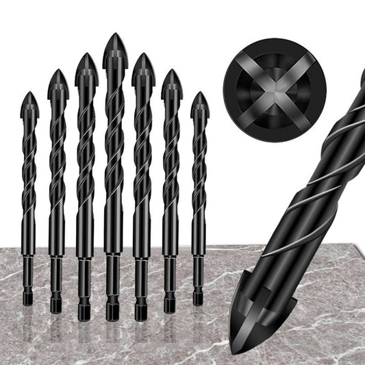 💥🛡️Zestaw precyzyjnych wierteł 4-ostrzowych – 7 sztuk