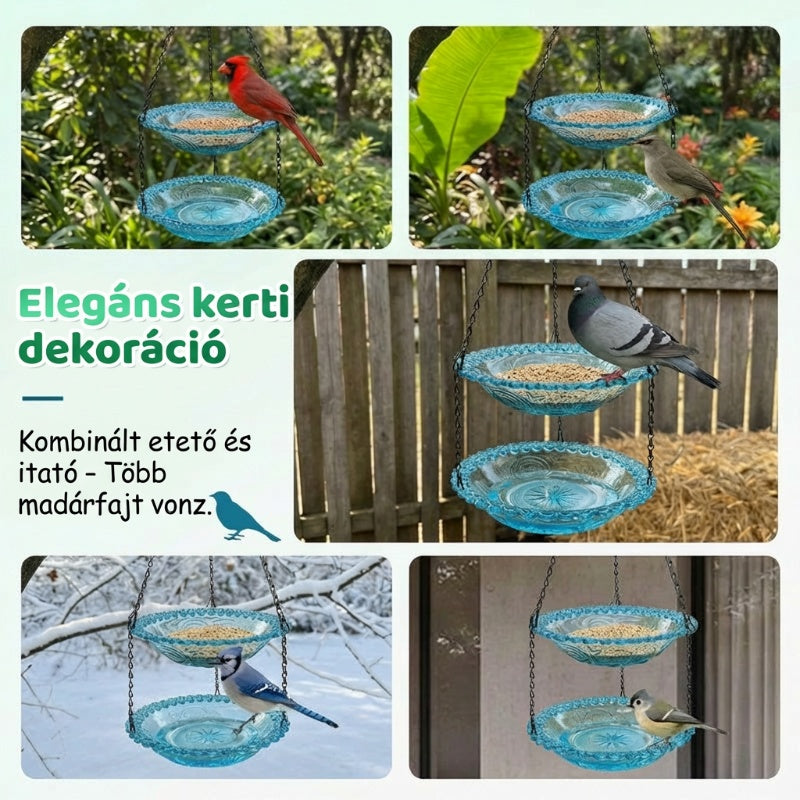 🐦Wiszący karmnik dla ptaków i wanna w stylu vintage