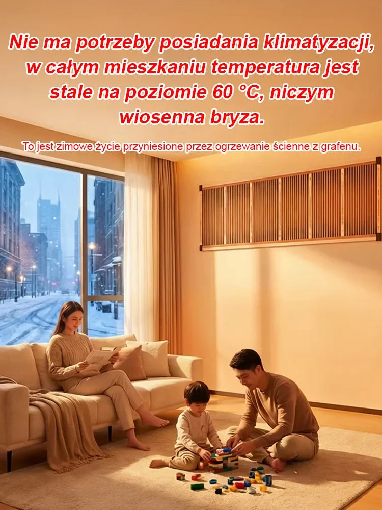【5 másodperces gyorsfűtés】Német csúcstechnológiás grafén falmelegítő