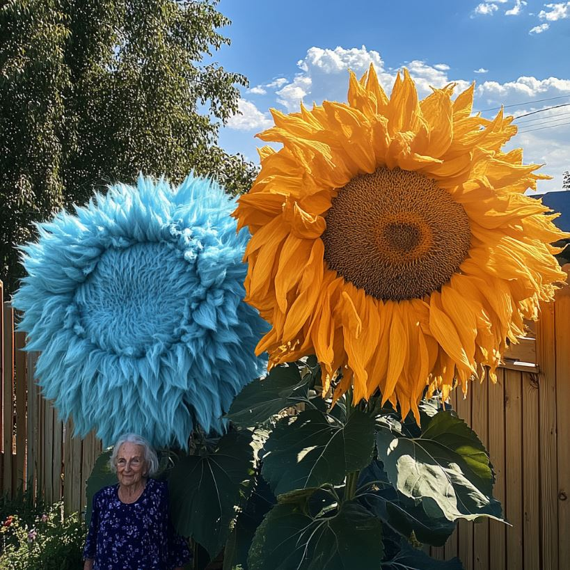 🌻 Uroczy gigantyczny miś słonecznikowy 🔆