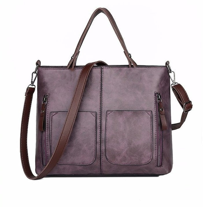 👜Damska skórzana torba na ramię w stylu vintage