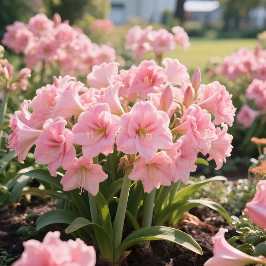 🌺Podwójne cebule amarylisów o zapachu kwiatów – kwitnące w 40 dni