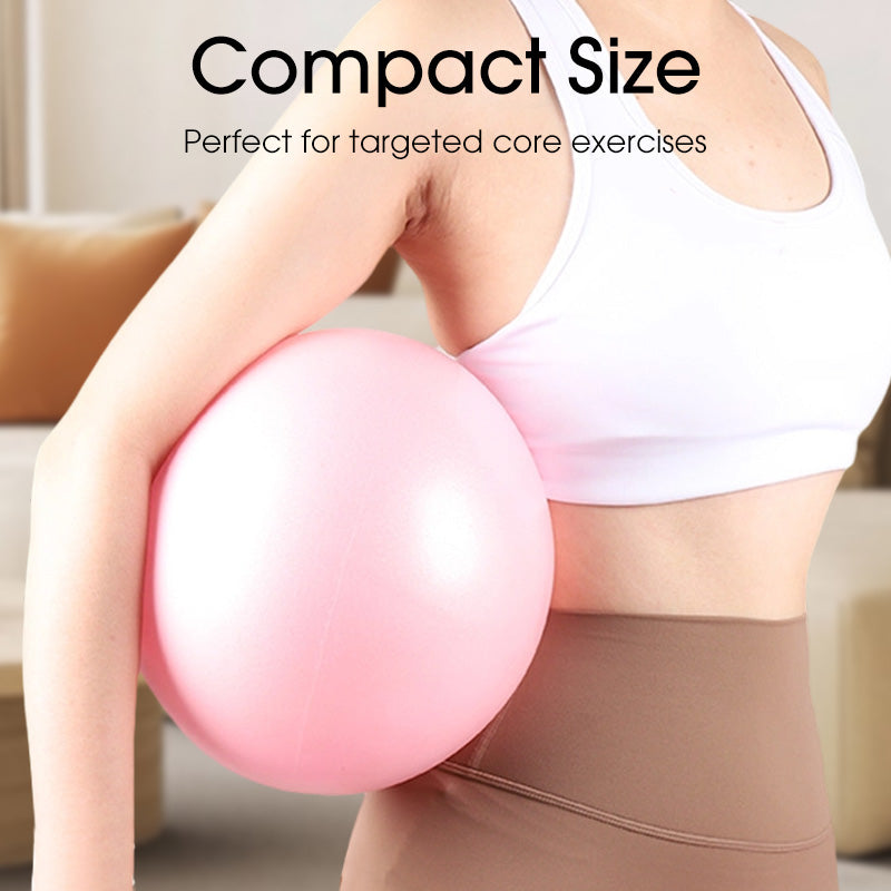 9-Calowa Piłka Pilates – Niepękająca, z pompką, idealna do fitnessu 💪