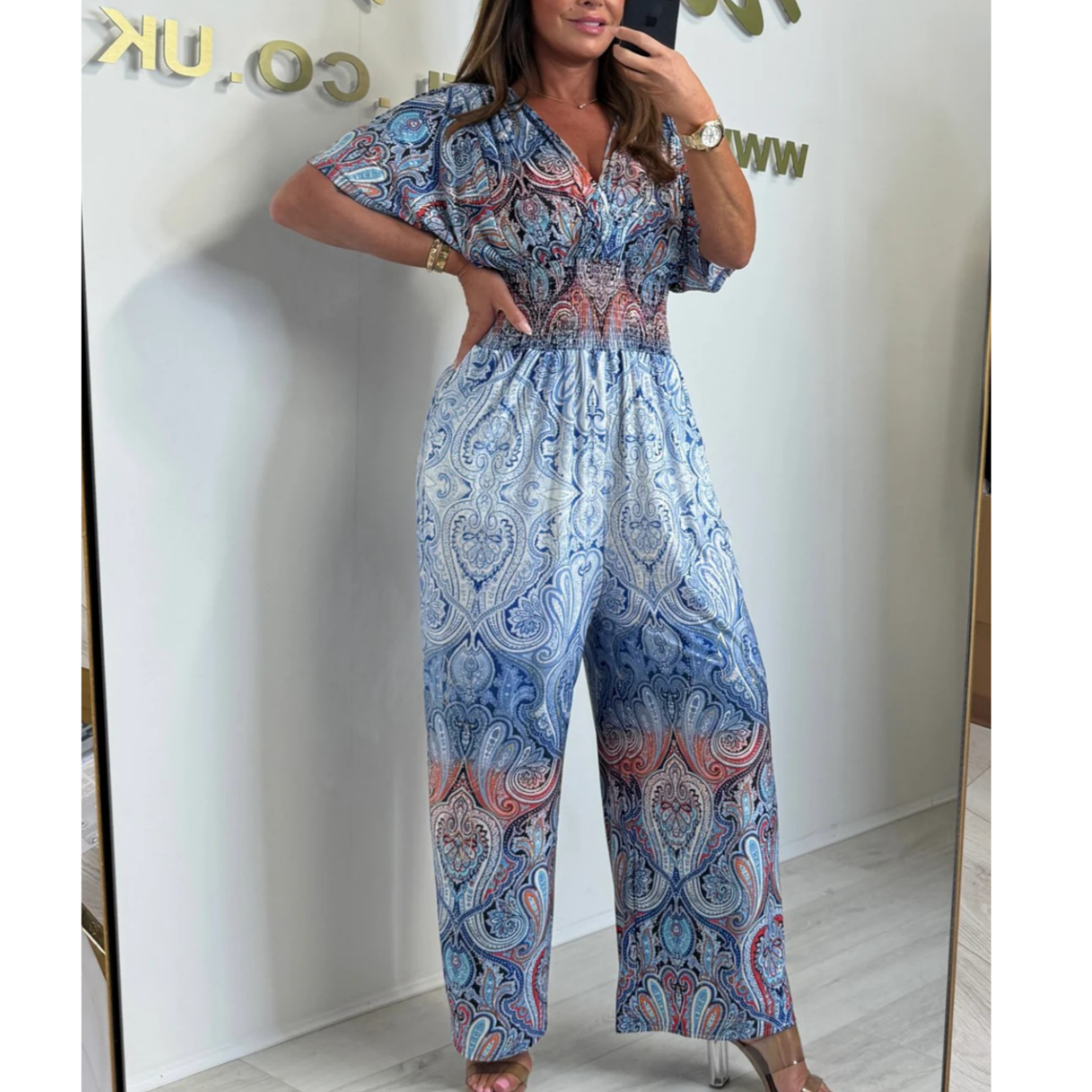 🌷Szeroki kombinezon w stylu boho