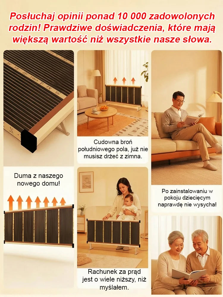 【5 másodperces gyorsfűtés】Német csúcstechnológiás grafén falmelegítő