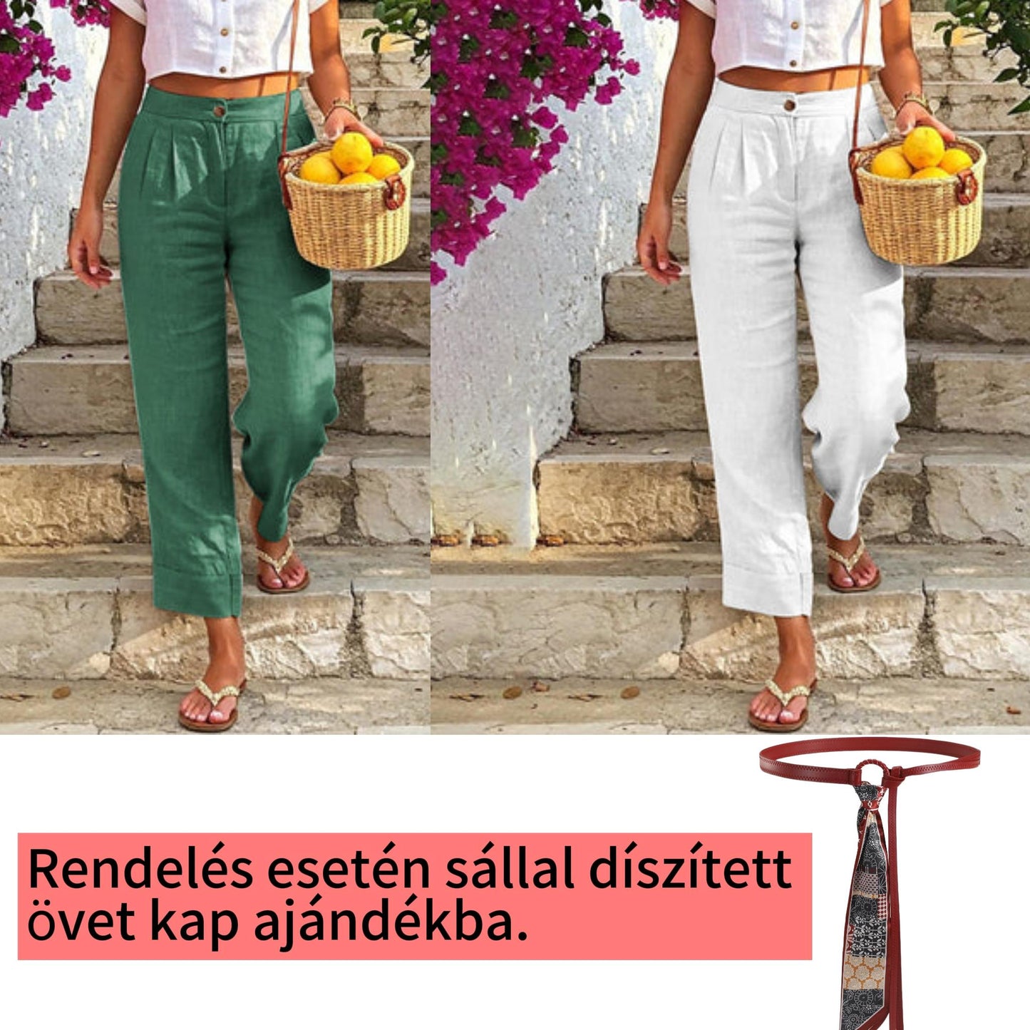 Absolutny must-have🔥👖 Lekkie spodnie z mieszanki lnu – o luźnym kroju i klasycznej prostej nogawce, idealne do pracy lub na weekend