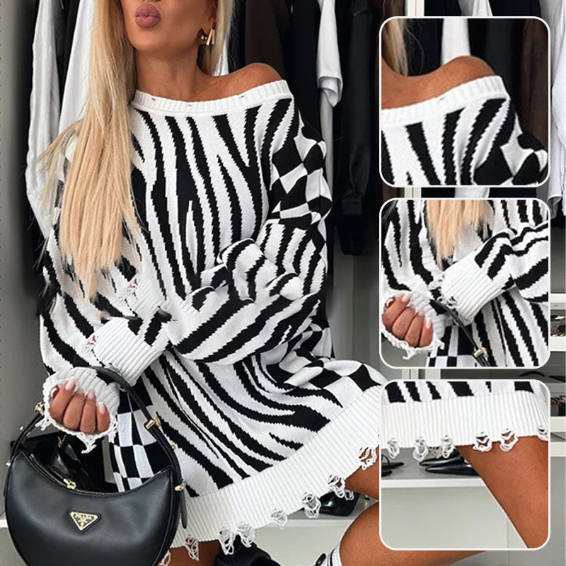 Modny sweter damski
