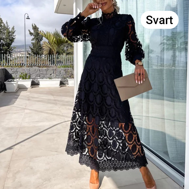 🛍️ Eleganckie koronkowe sukienki damskie z długim rękawem