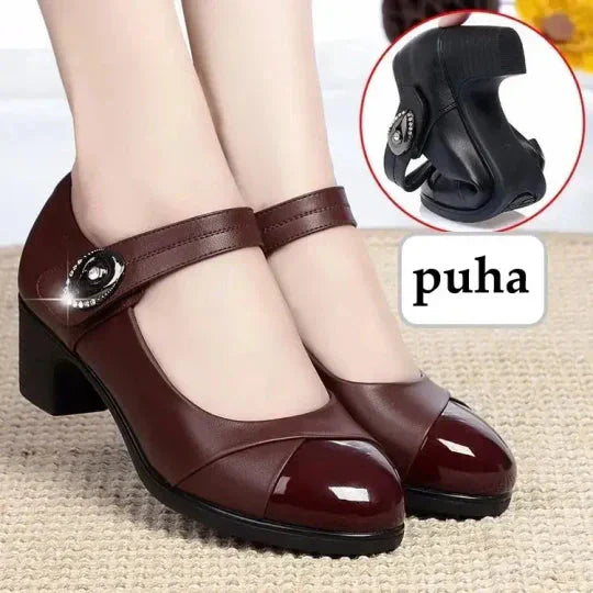 Damskie buty typu Mary Jane w stylu vintage - doskonały komfort i styl retro