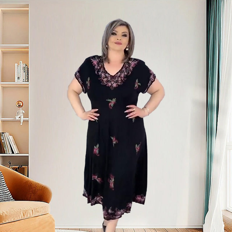 🌺Sukienka z dekoltem w serek dla kobiet