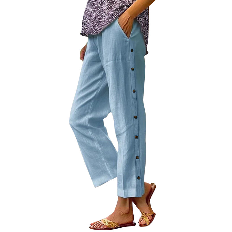👖Jednokolorowe spodnie casualowe