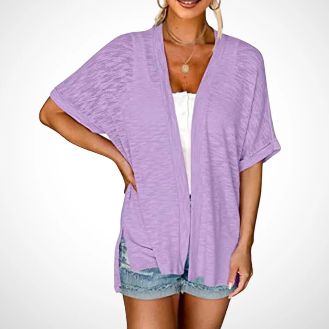 ✨ Stylowy, zwiewny kardigan z krótkim rękawem na rok 2026 – lekki, przewiewny i uniwersalny element garderoby 🌸