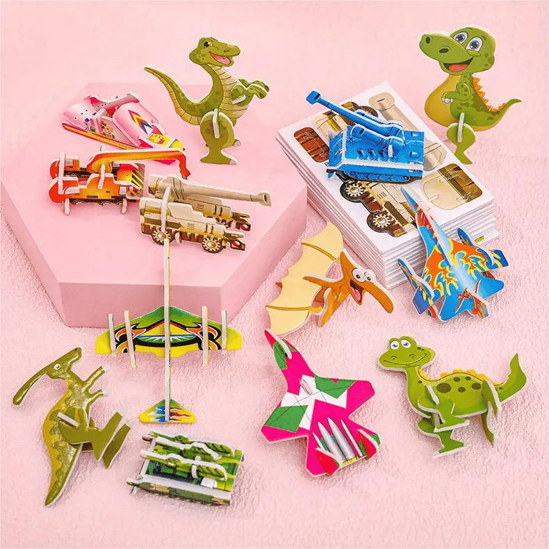 🎁Ostatni dzień promocji - 50% zniżki🔥Edukacyjne puzzle 3D z kreskówek z 2025 roku