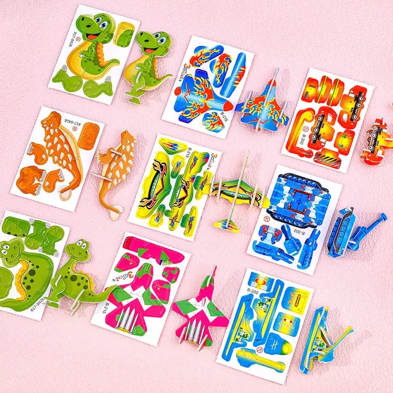 🎁Ostatni dzień promocji - 50% zniżki🔥Edukacyjne puzzle 3D z kreskówek z 2025 roku