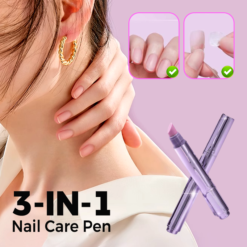 💜Kup 1, drugi gratis💜2025 Nowy, ulepszony długopis do pielęgnacji paznokci 3 w 1💅