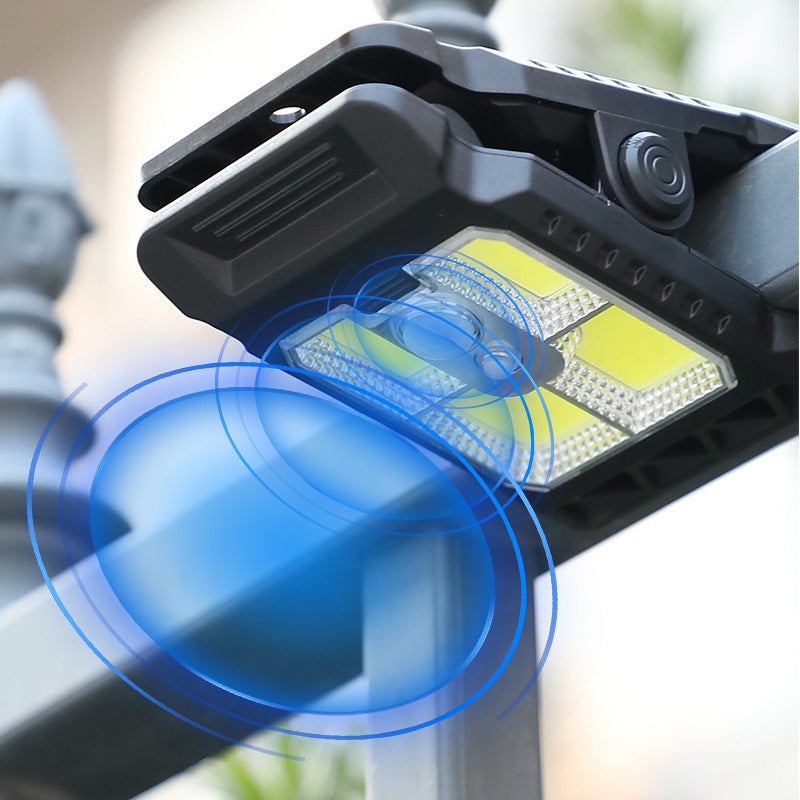 💡 Zewnętrzna lampa solarna z klipsem i czujnikiem ruchu 🔥Kup 2 sztuki, a 1 dostaniesz gratis