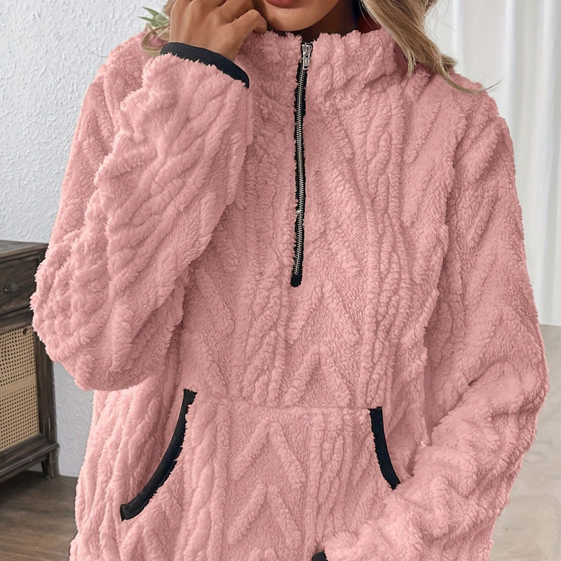 🍂Bluza z kapturem zapinana na suwak
