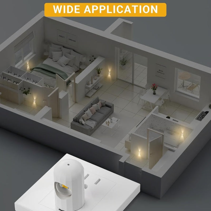 ⚡Inteligentna lampka nocna LED z automatyczną kontrolą jasności