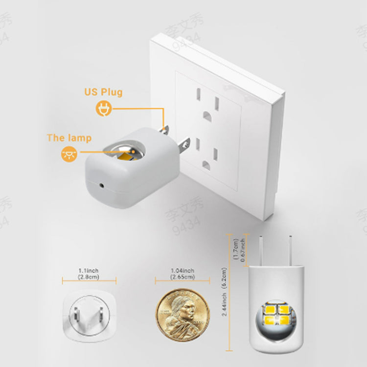 ⚡Inteligentna lampka nocna LED z automatyczną kontrolą jasności