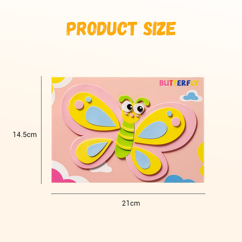 🧩🎨 Zrób to sam: Naklejki 3D EVA dla dzieci🎁