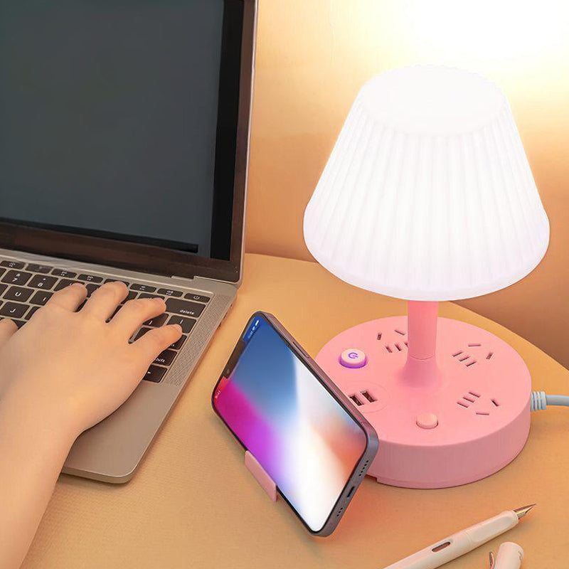 ✨✨Lampka biurkowa z portem USB i wtyczką sieciową