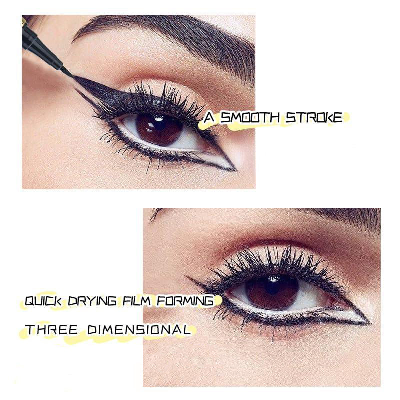 🔥1+1 gratis✨Trwały, wodoodporny eyeliner w płynie – koniec z rozmazywanym eyelinerem!