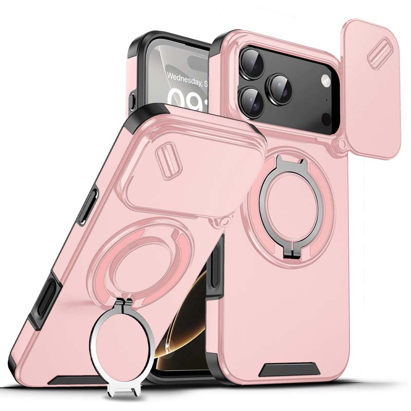 🔥Magnetyczne etui na telefon z podstawką w kształcie pierścienia do iPhone'a✨